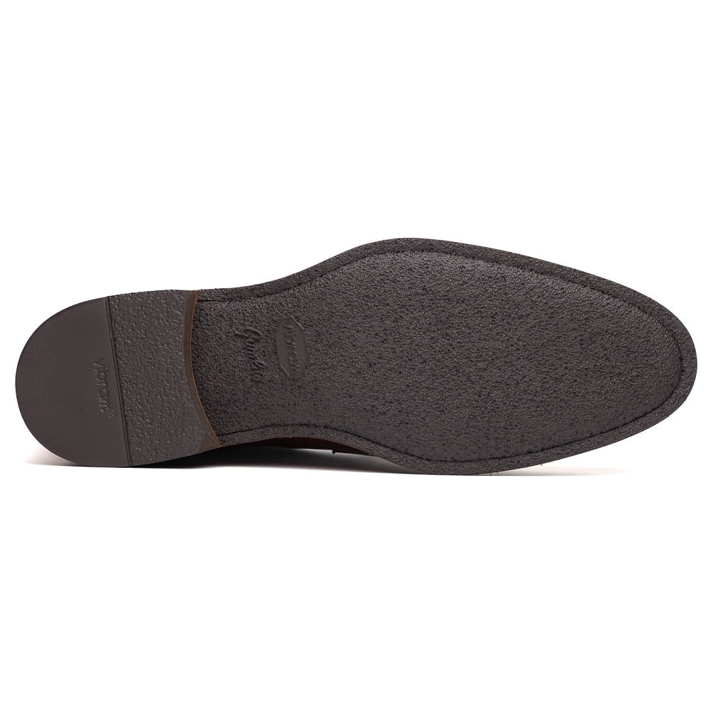 Roma Hand Burnished Calfskin Penny Loafer | Cognac