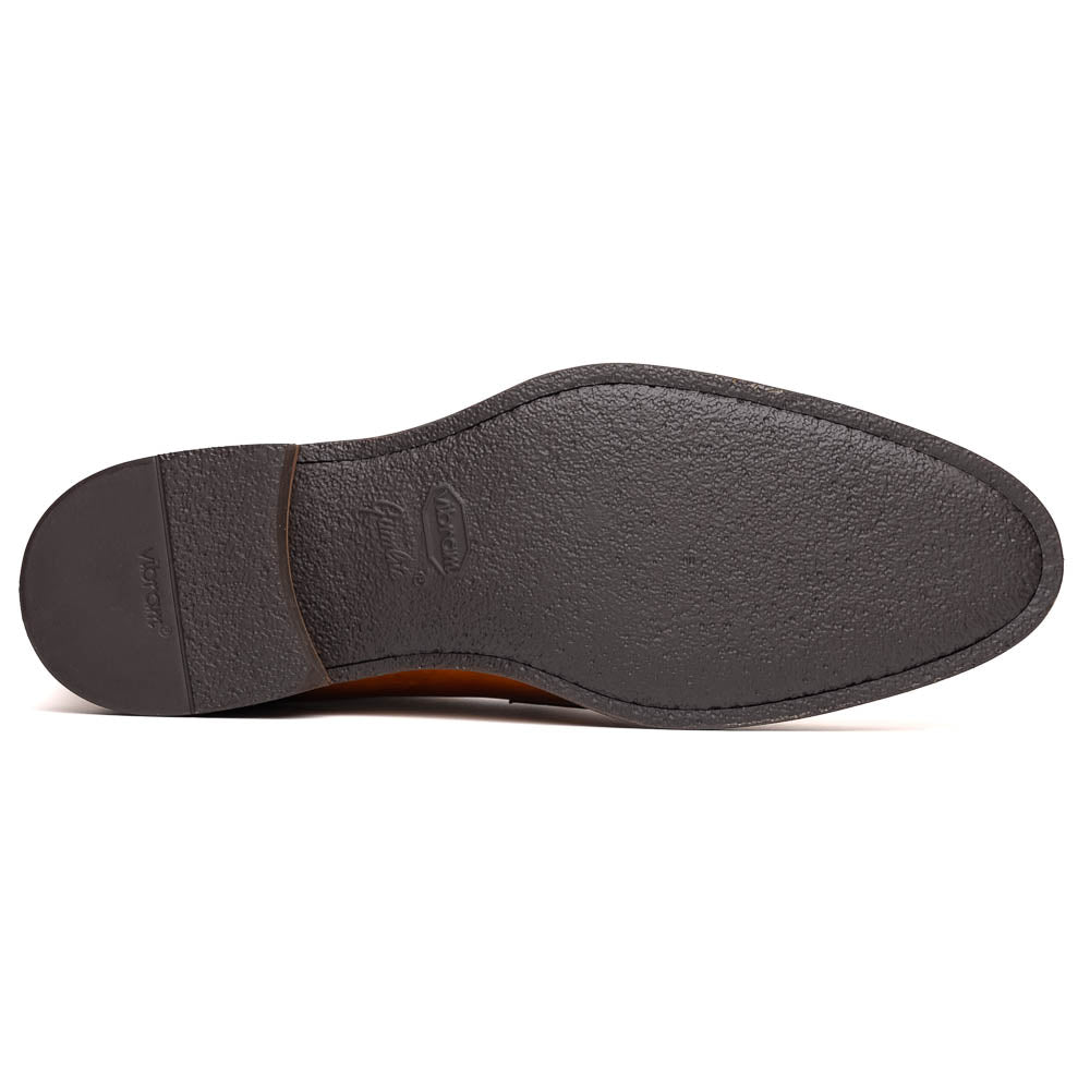 Roma Hand Burnished Calfskin Penny Loafer | Camel