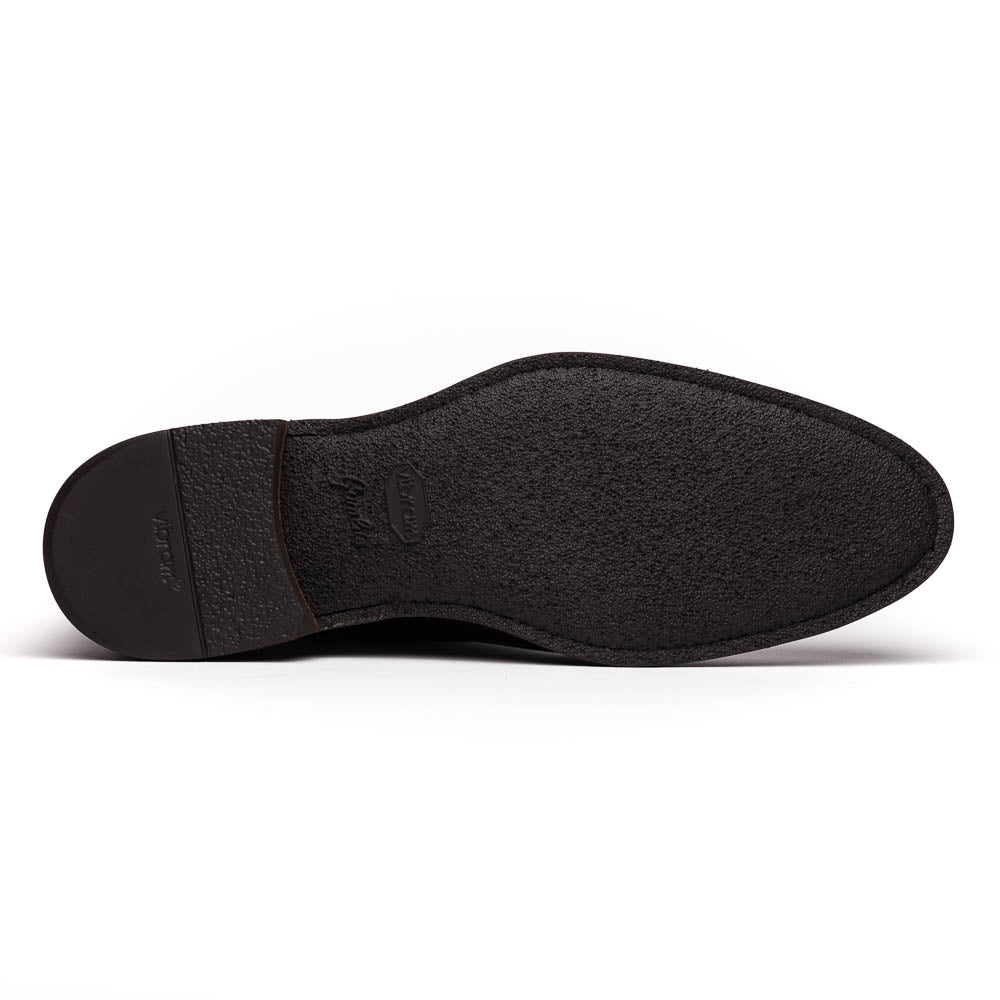 Roman Italian Calfskin Monkstrap | Chestnut