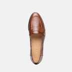 Rossi Teju Lizard Penny Loafer | Cognac