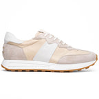ROXI Suede & Calfskin Sneaker | Taupe