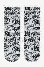 Socks Conte Fantasy with Graffiti Pattern