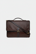 Hidesign Harrison Buffalo Leather Laptop Briefcase | Cognac