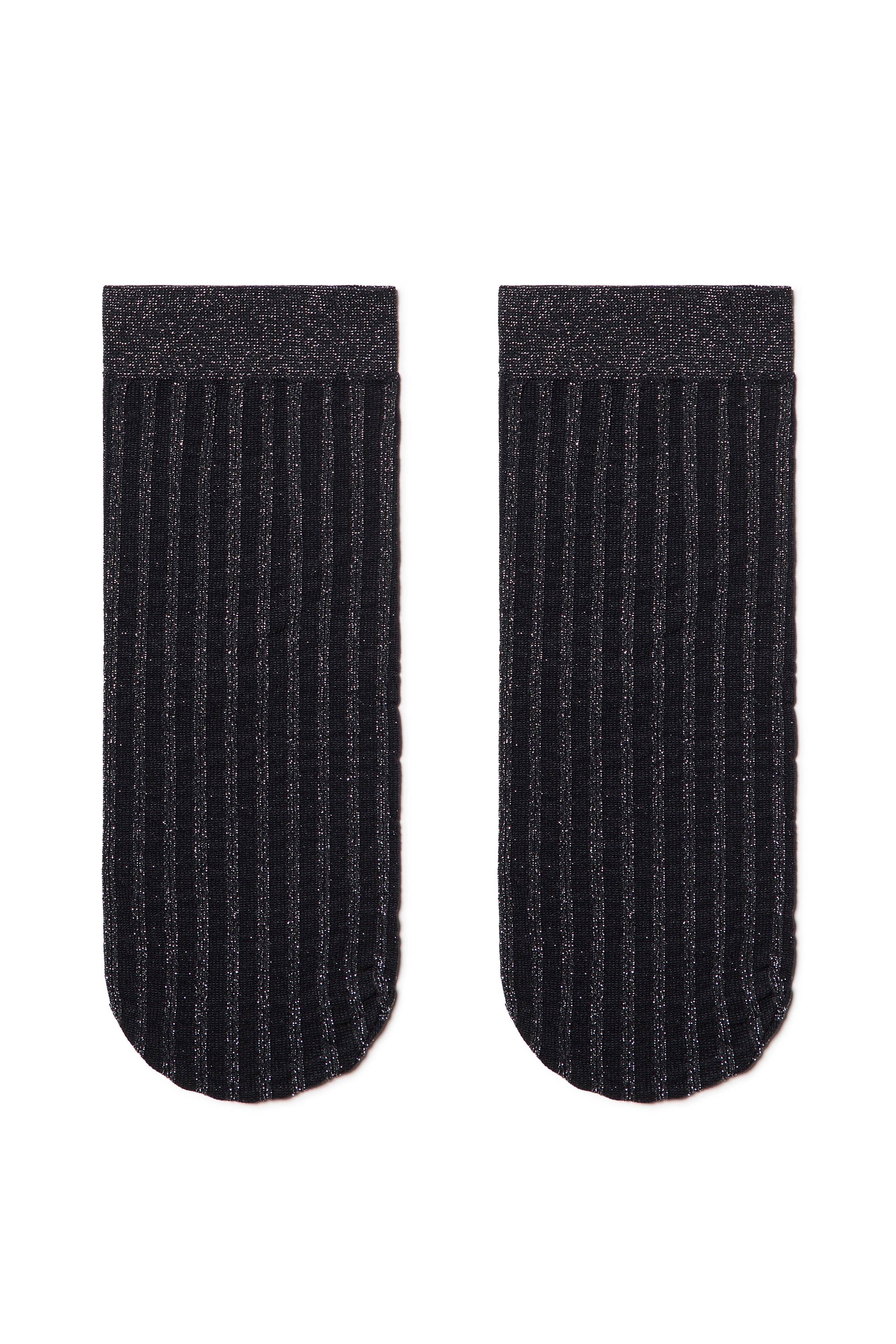 Socks Conte Fantasy with Lurex Stripe