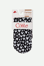 Socks Conte Fantasy | Heart Pattern