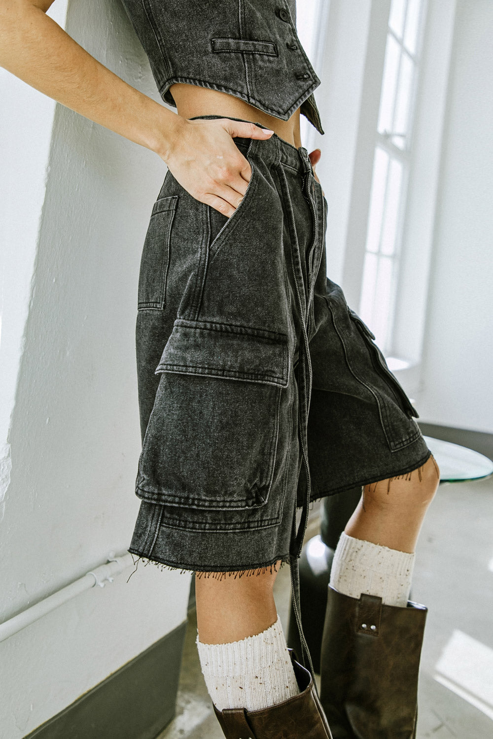 A Better Day Denim Shorts