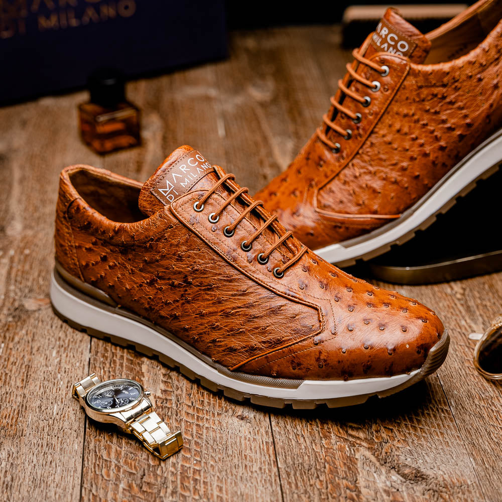 Scanno Sneaker | Antique Cognac