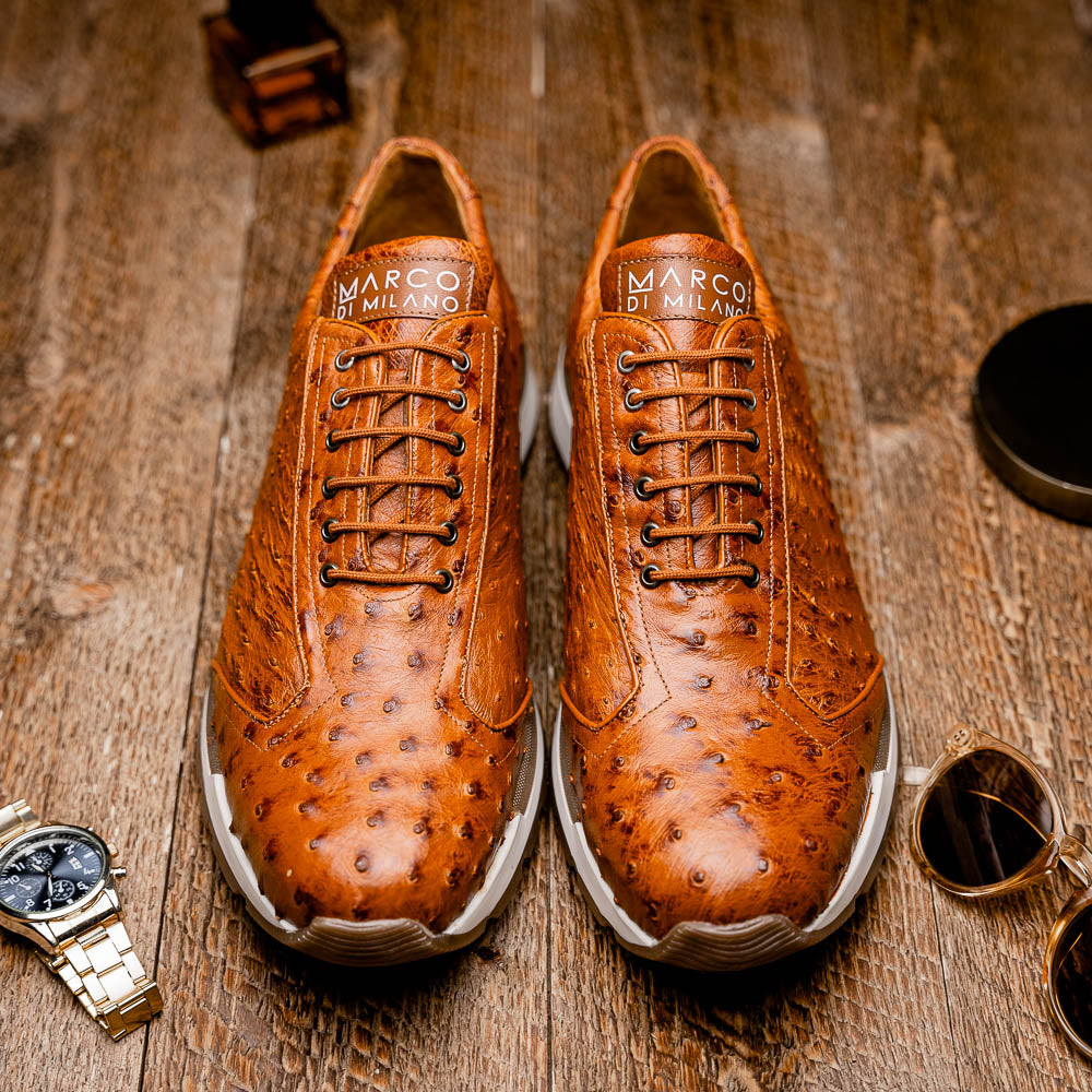 Scanno Sneaker | Antique Cognac