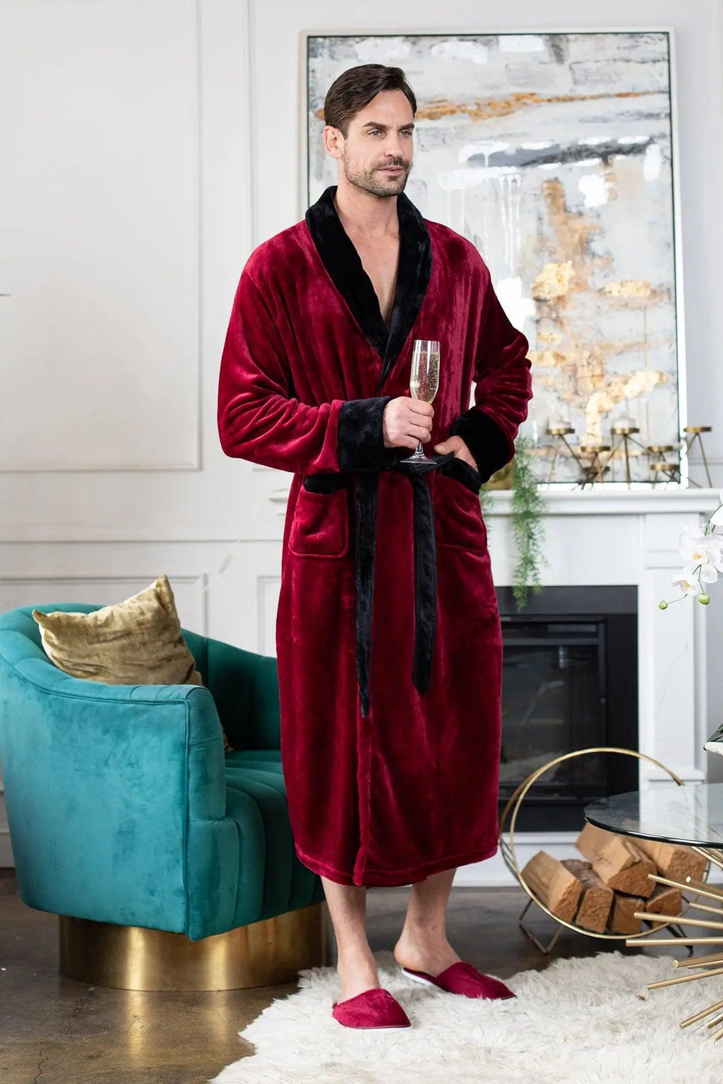 Cozy Mens Plush Robes