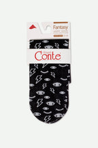 Eyes & Moon Socks Conte Fantasy