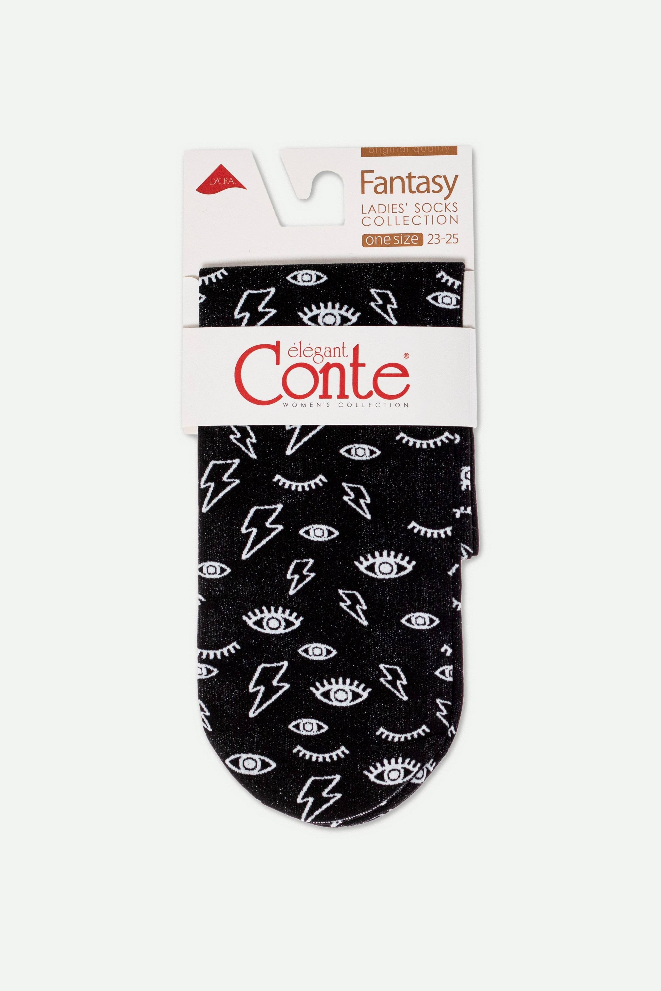 Eyes & Moon Socks Conte Fantasy