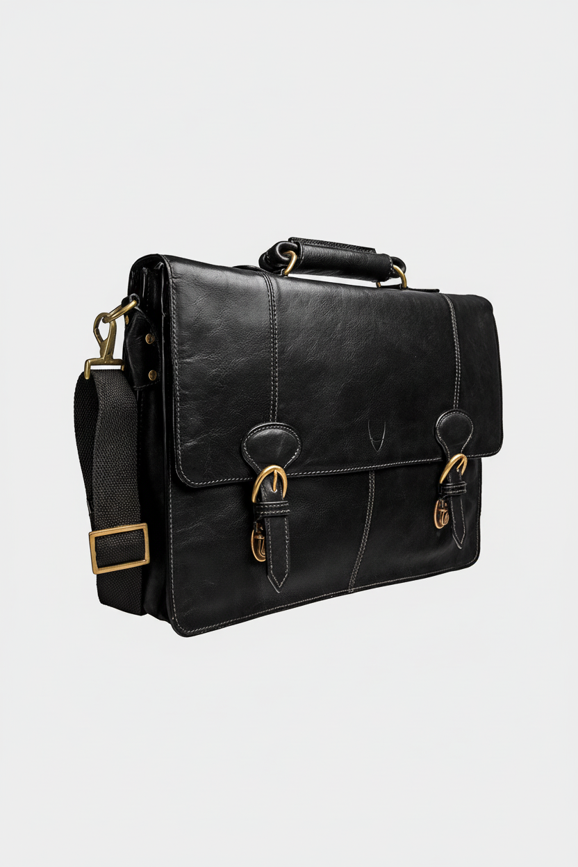 Hidesign Parker Large Briefcase | Black