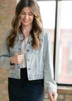 Shea Light Wash Lightweight Denim Jacket