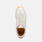 SHIZZO Signature Leather Sneakers | White