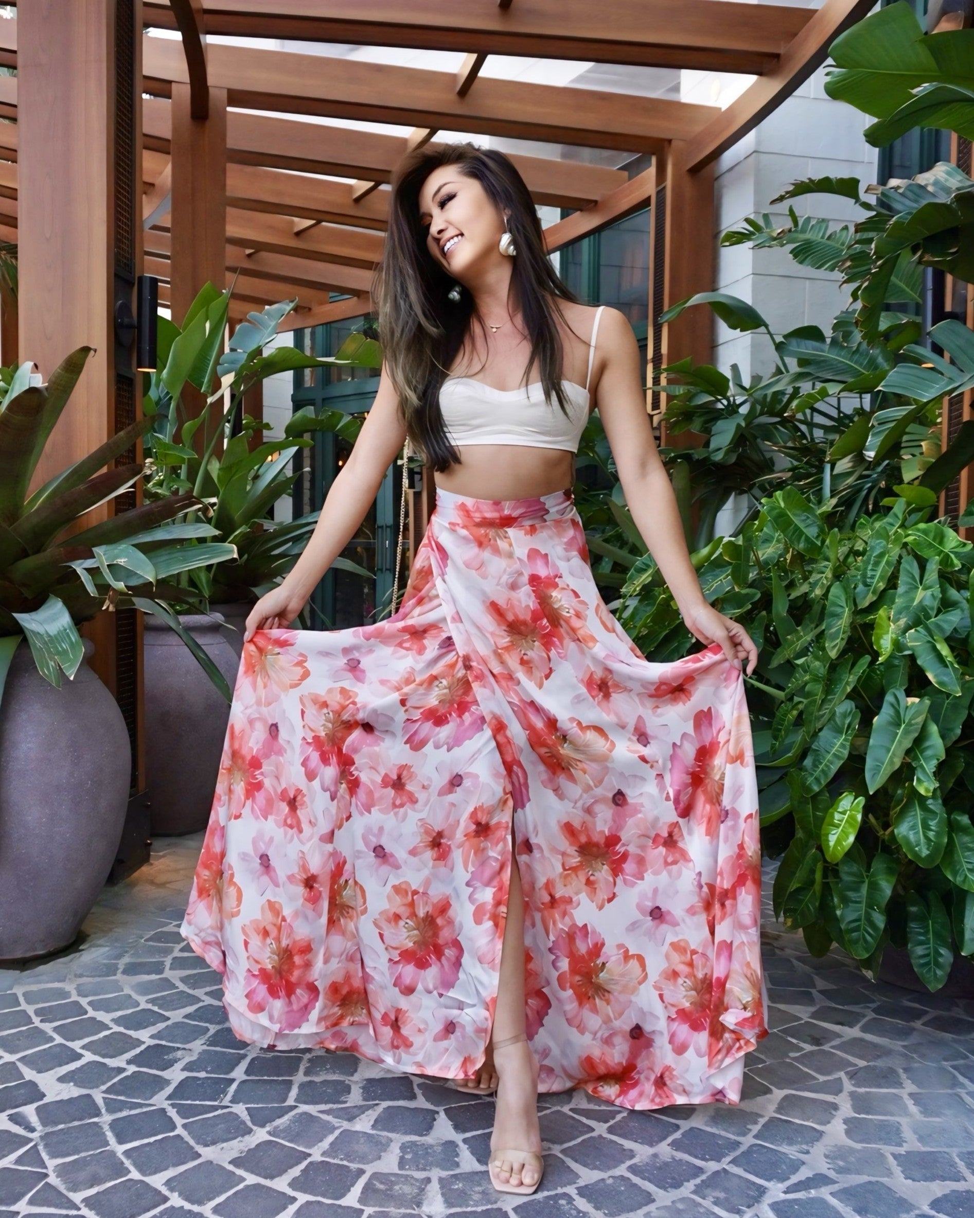 Show Skirt Sunset Bloom