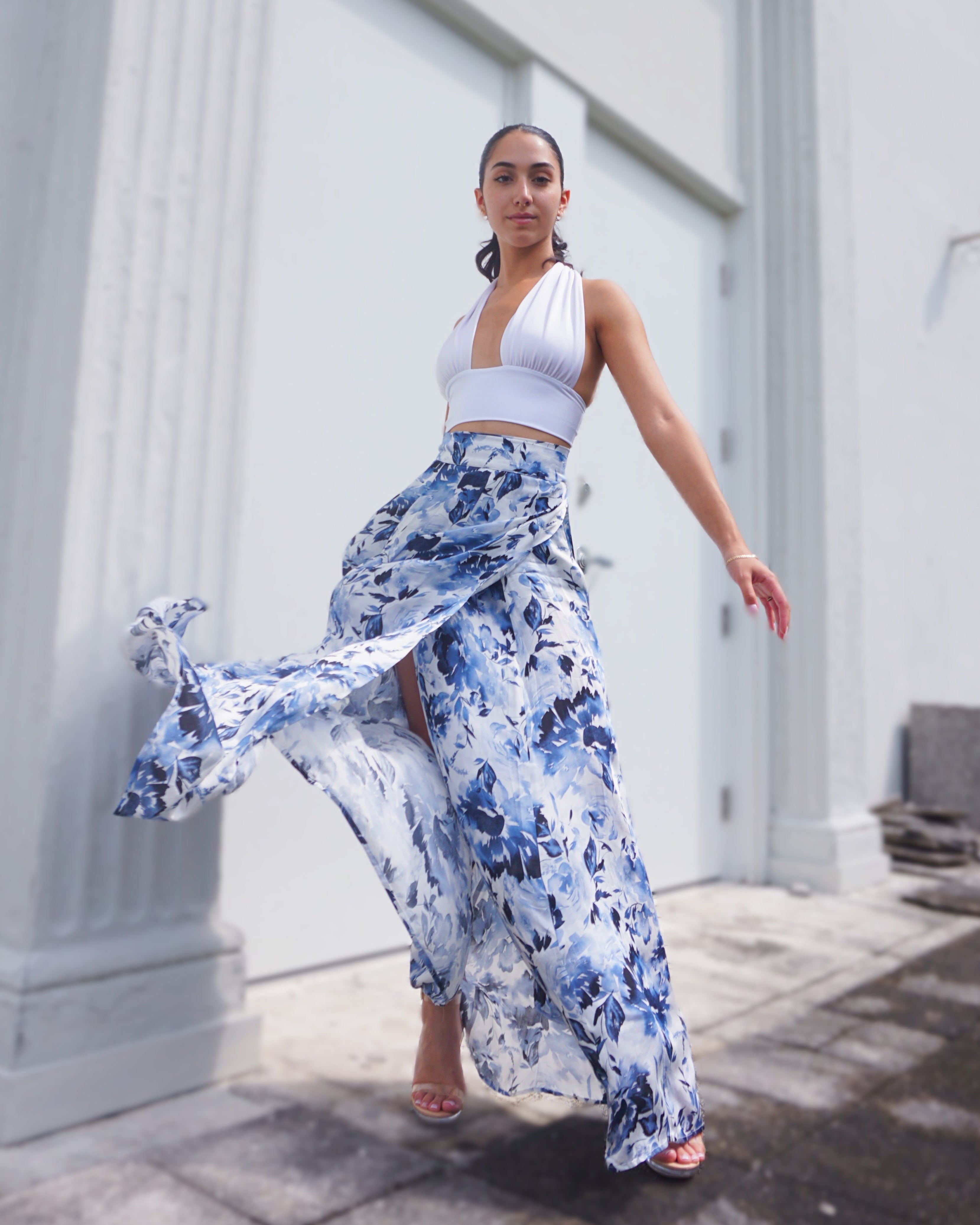 Show Skirt Sapphire Bloom