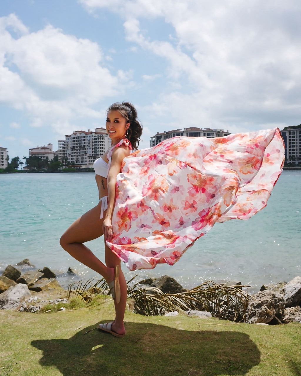 Show Skirt Sunset Bloom