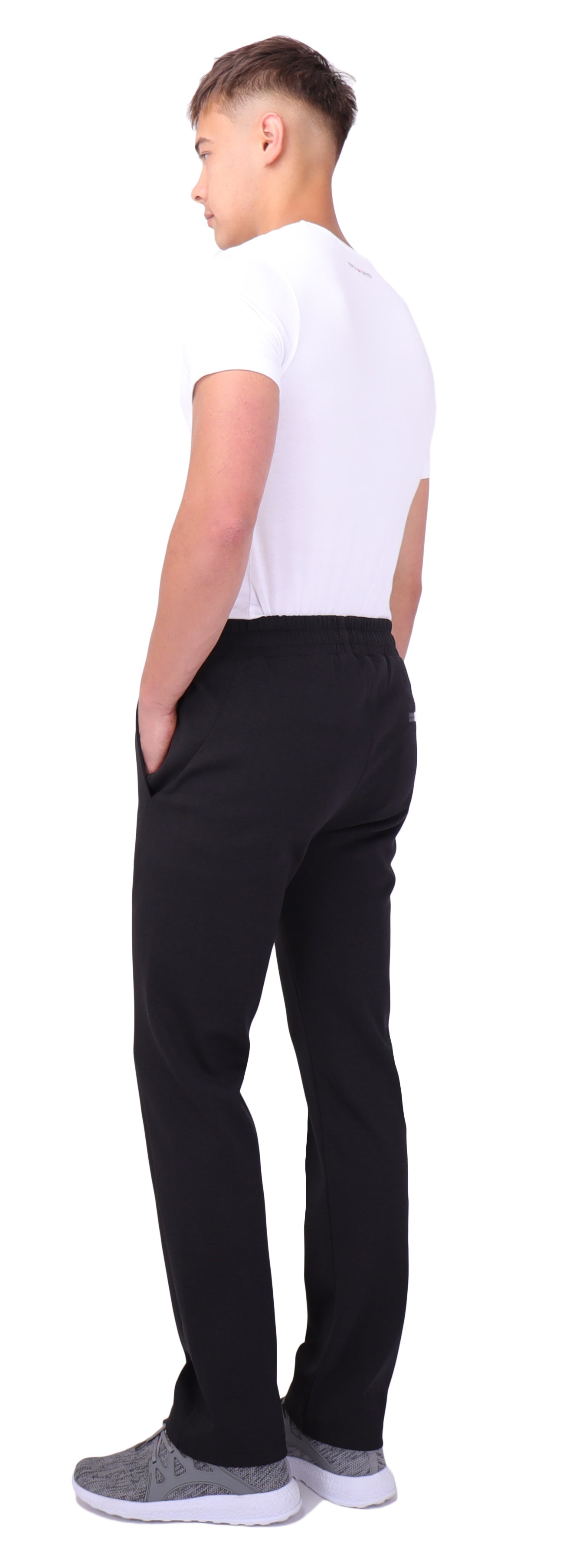 SCR Classic Athleisure Pant Straight Black | Tall