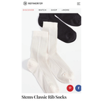 Italian Silky Rib Socks | 2-Pack