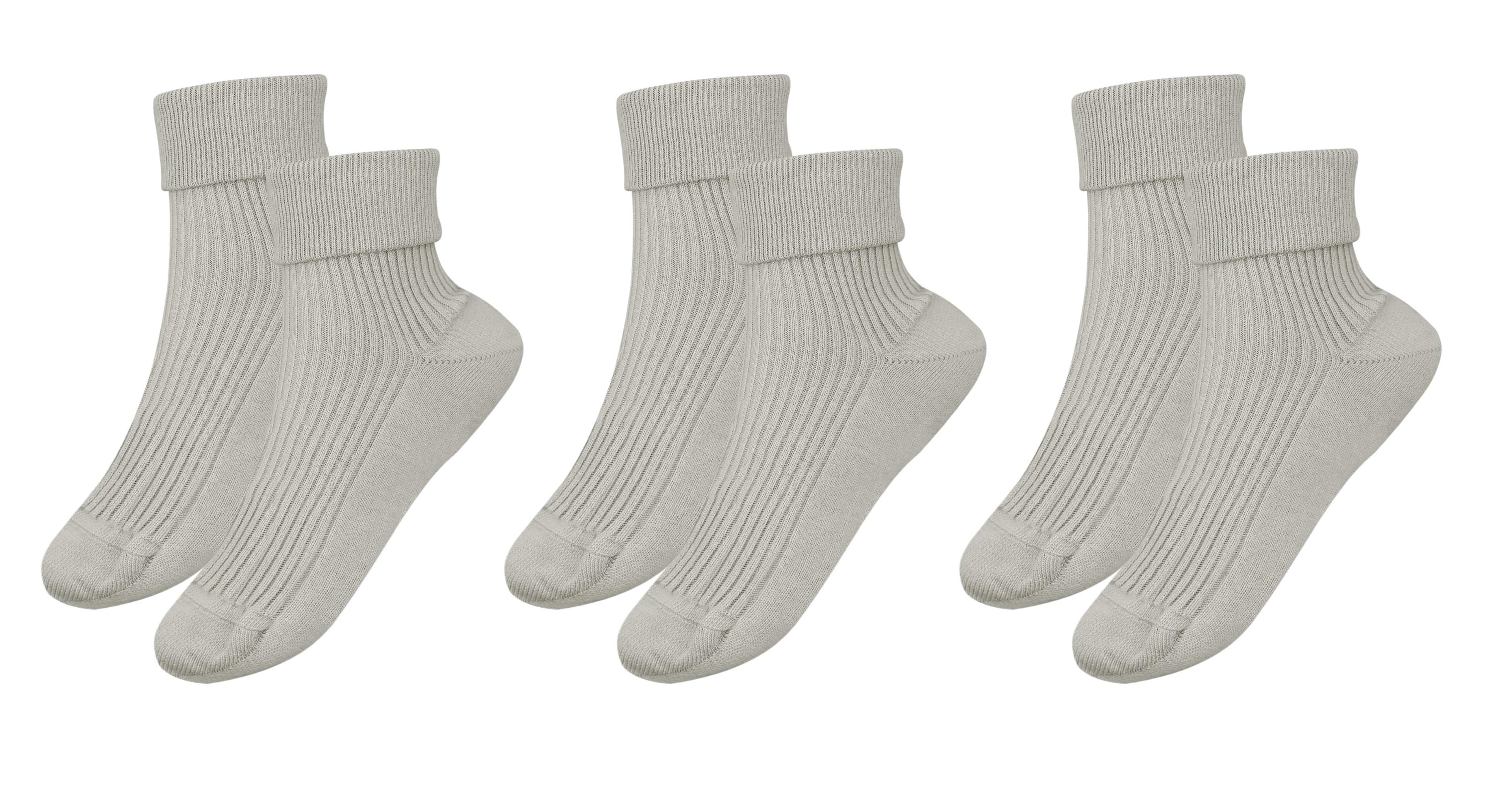 Tittimitti® 100% Organic Combed Cotton Luxury Women's Socks | 3-Pack
