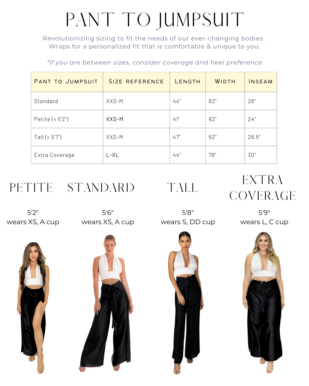 Pant to Jumpsuit Viscose Satin
