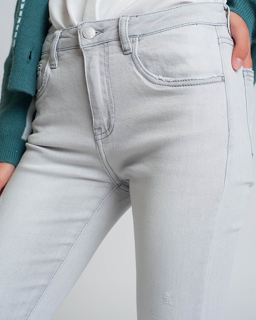 Skinny Jeans in Grey