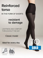 Conte Solo Tights 70 Den | Reinforced Torso
