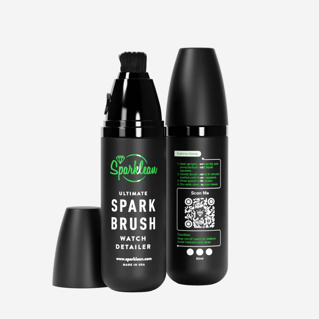 SparkBrush™ by Sparklean® | Soft-Bristle Cleaner for Luxury Watches & Fine Jewelry