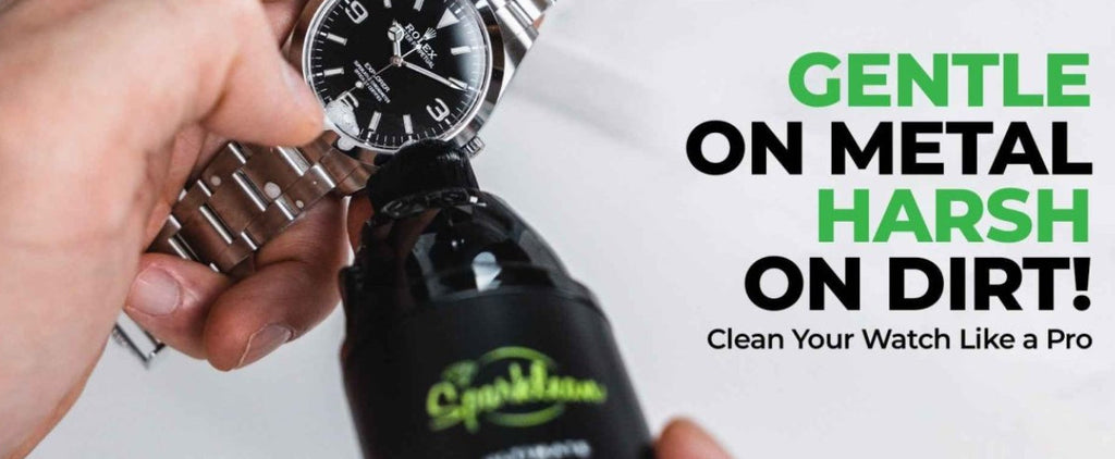 SparkBrush™ by Sparklean® | Soft-Bristle Cleaner for Luxury Watches & Fine Jewelry