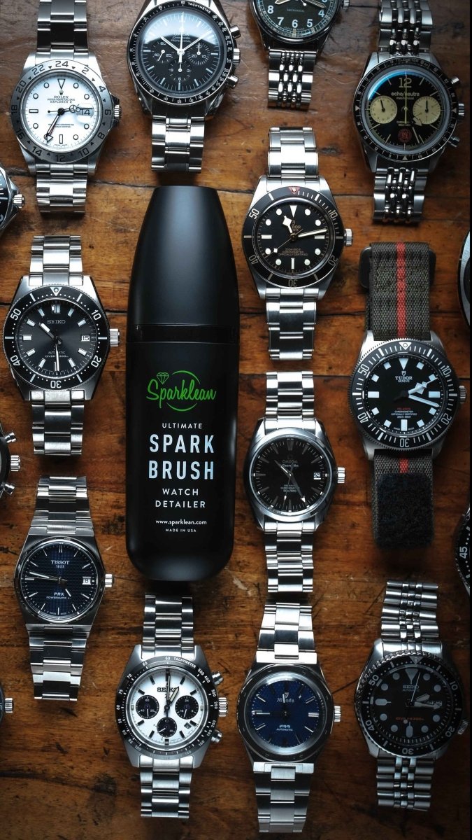 SparkBrush™ by Sparklean® | Soft-Bristle Cleaner for Luxury Watches & Fine Jewelry