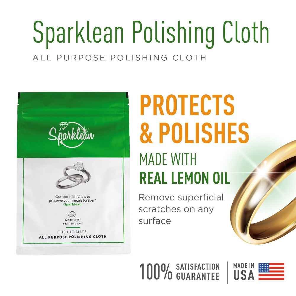 Sparklean® Professional Polishing Cloth | Removes Tarnish & Restores Shine on All Metals