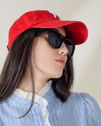 Square Chunky Black Sunglasses