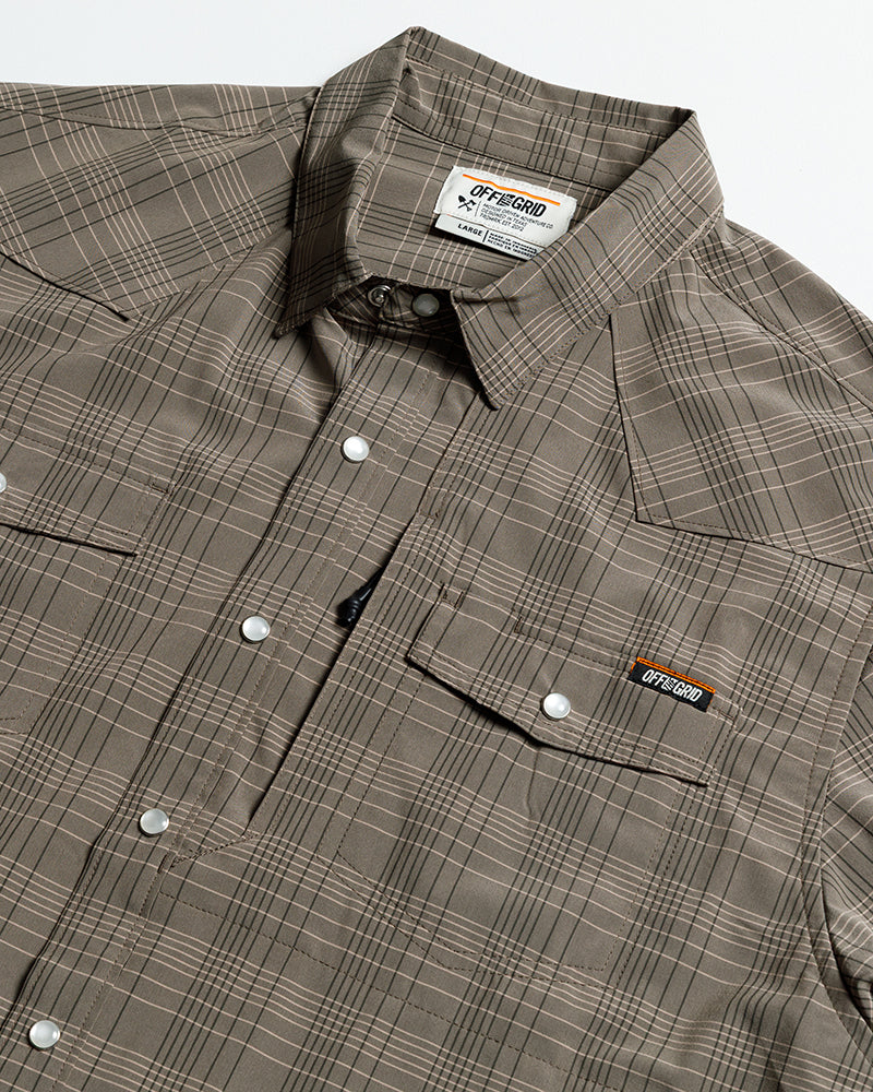 Deke SS Shirt | Beluga Brown
