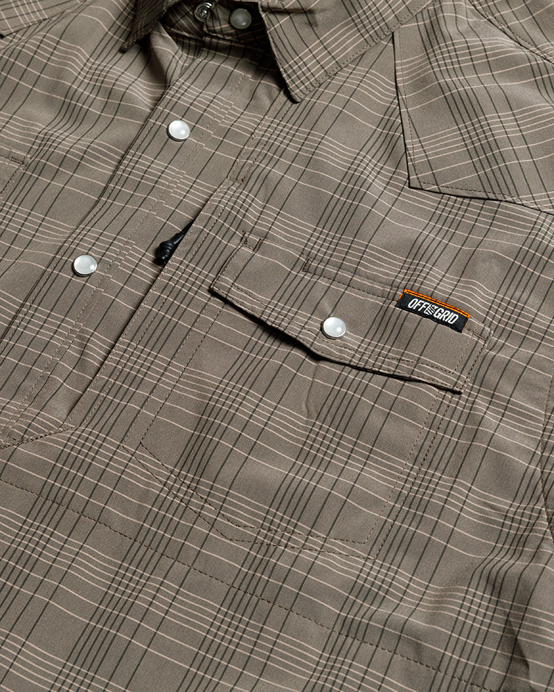 Deke SS Shirt | Beluga Brown