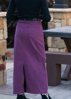 Stella Orchid Denim Maxi Skirt