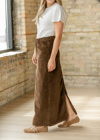 Stella Maxi Corduroy Skirt