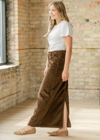 Stella Maxi Corduroy Skirt