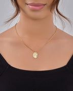 Engraved Garden Pendant by Sterling Forever
