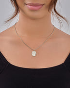 Engraved Garden Pendant by Sterling Forever