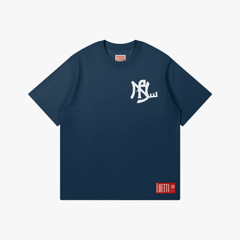 Iconic Yankees Logo Style "Salam" (Peace) Premium Loose Fit Tee