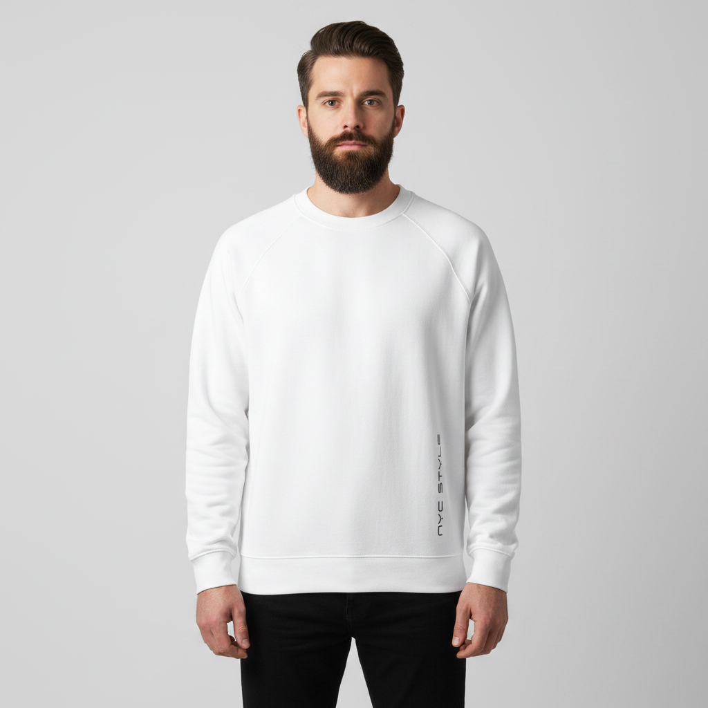 NYC Style Raglan Sleeve Oversized Crewneck