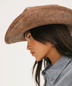 Ames Packable Straw Cowboy Hat
