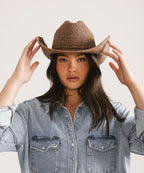 Ames Packable Straw Cowboy Hat