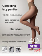 Conte Style Tights 40 Den | Ajour Control Top