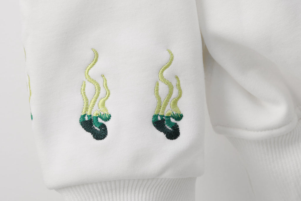 Emerald Kirin Embroidery Sweater | SW9007