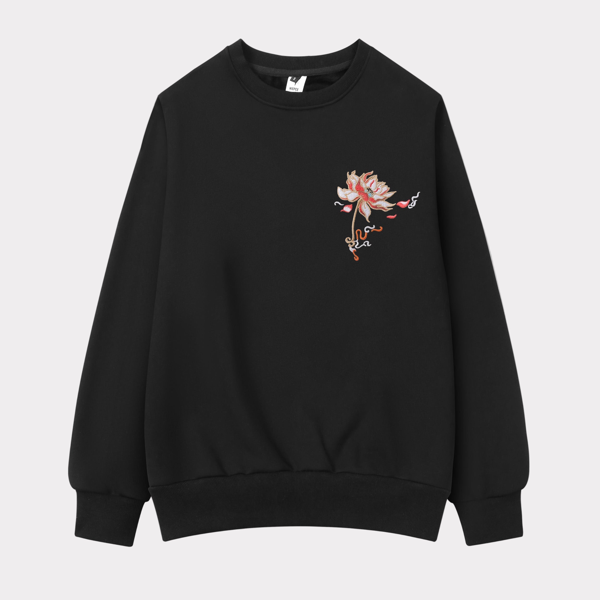 SW9010 Blue Phoenix Embroidery Sweater