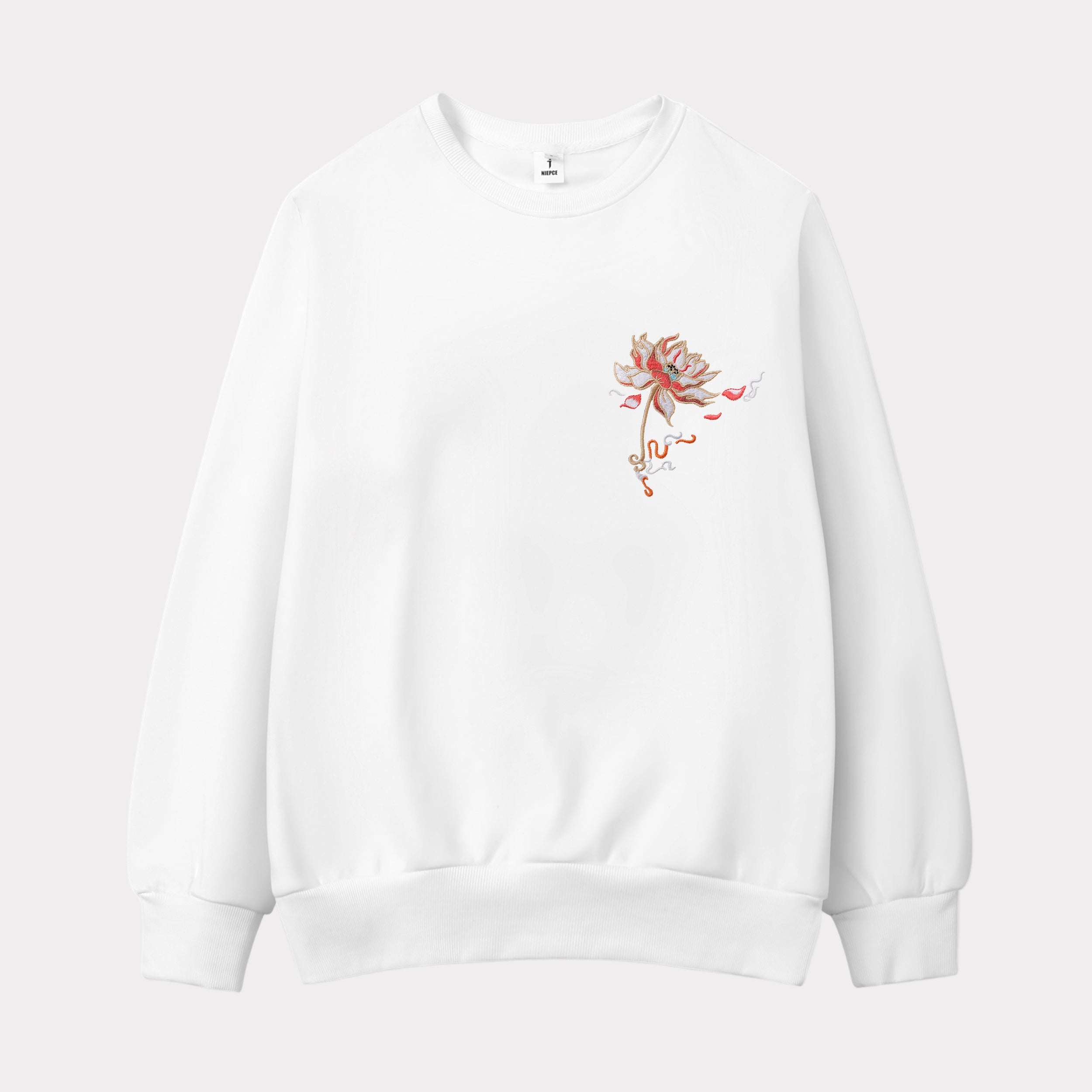 SW9010 Blue Phoenix Embroidery Sweater