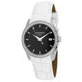 Tissot Couturier Watch | Women | Black Dial + Leather Strap