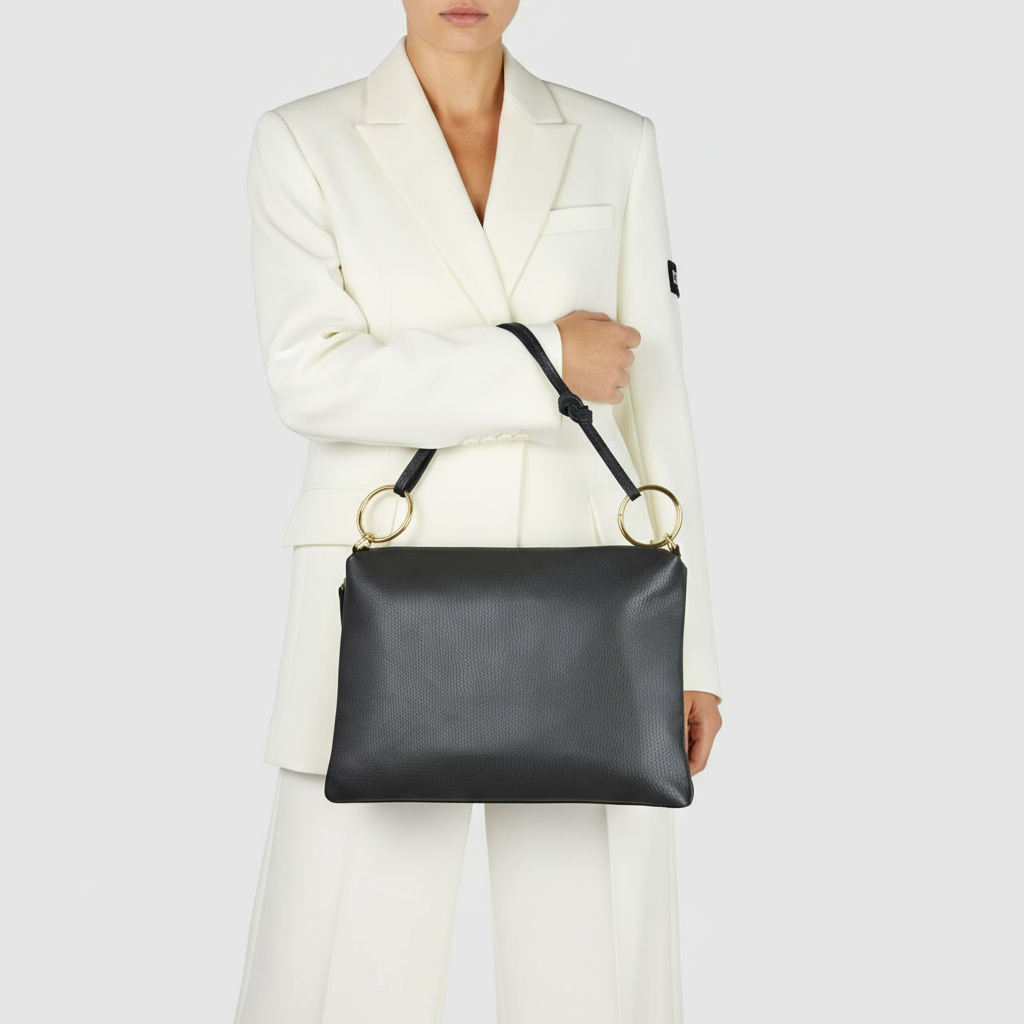 Calf Leather Shoulder Bag