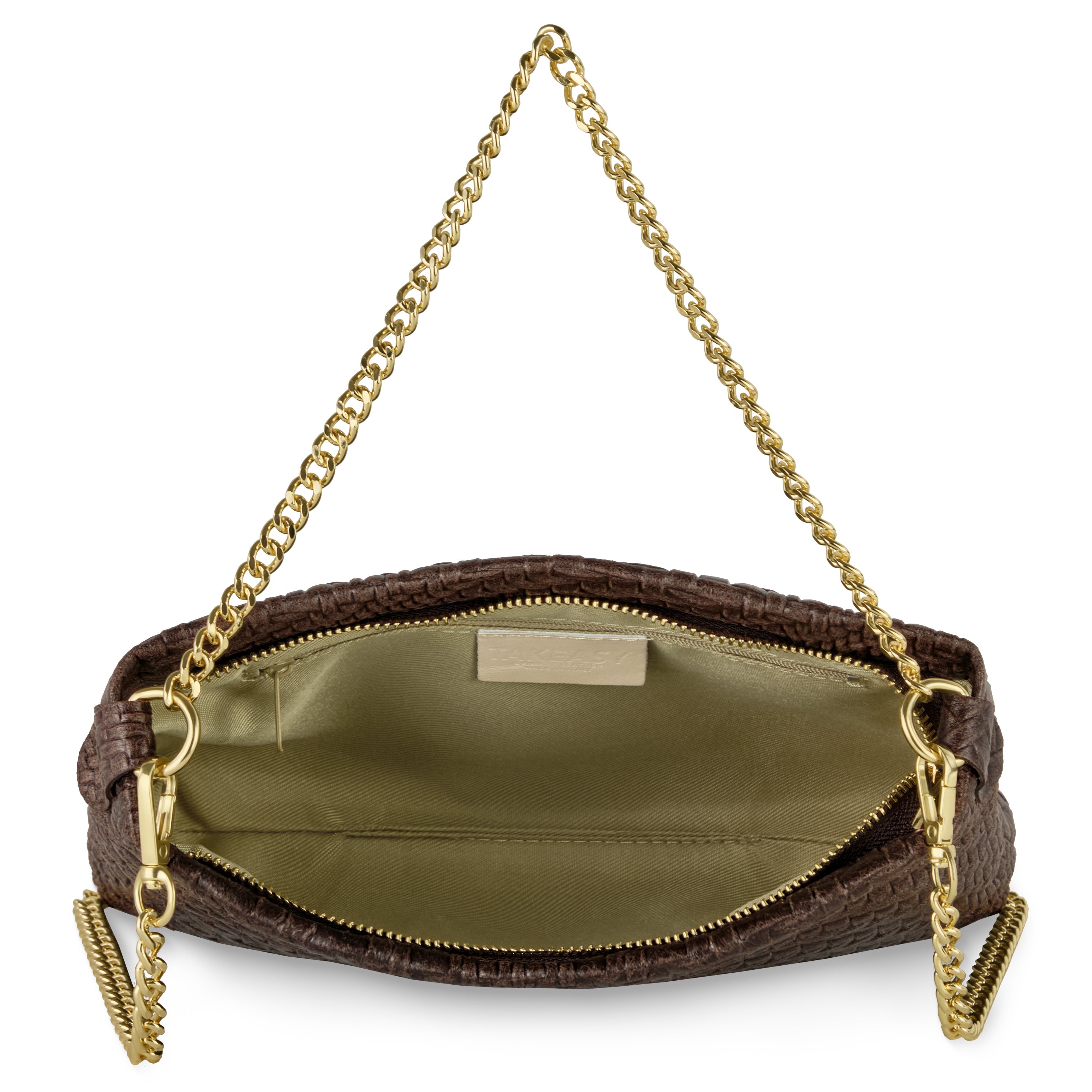 Grid Suede Leather Crossbody Bag